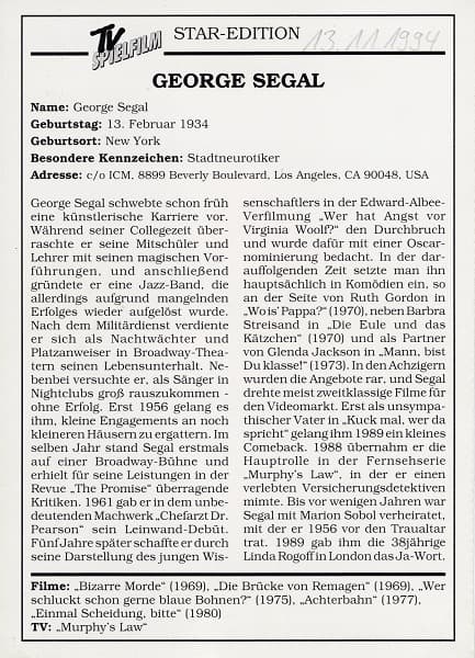 George Segal 2 (18.11.1999) (1)