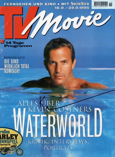 Kevin Costner - (13.03.1996 Original Tv Movie Titelseite mit Waterworld) (1)