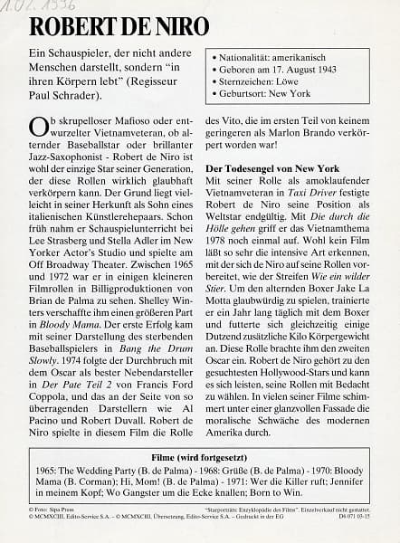 Robert de Niro 2 (01.02.1996) (1)