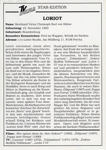 Vicco von Bülow 4 (06.12.1996)